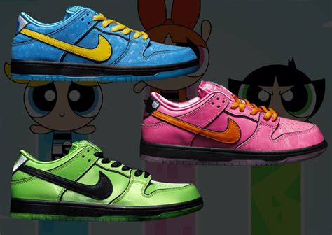 powerpuff girls nike dunks|powerpuff girls sb dunks price.